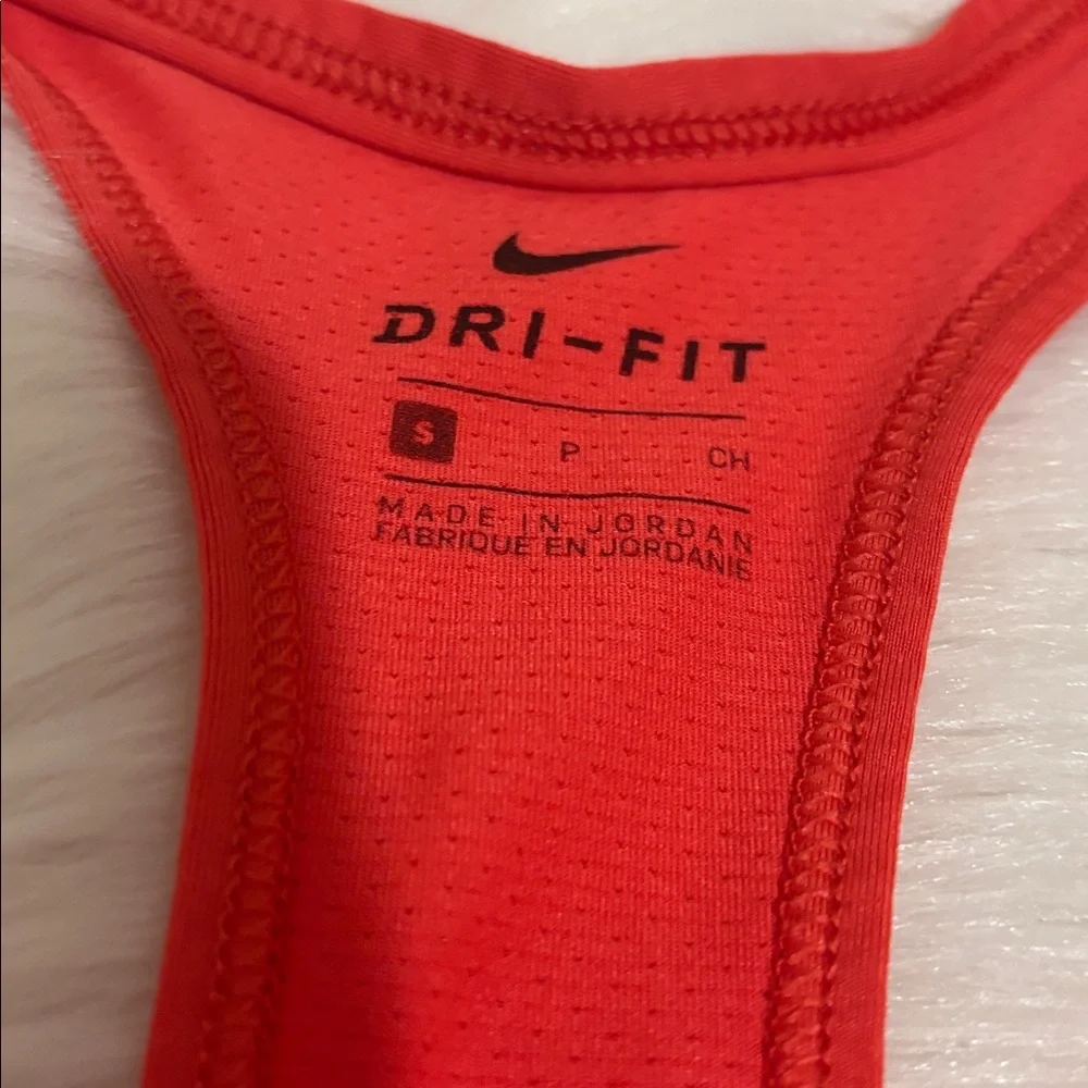 Nike Women's Dri-Fit Vibrant Red Racerback Tank